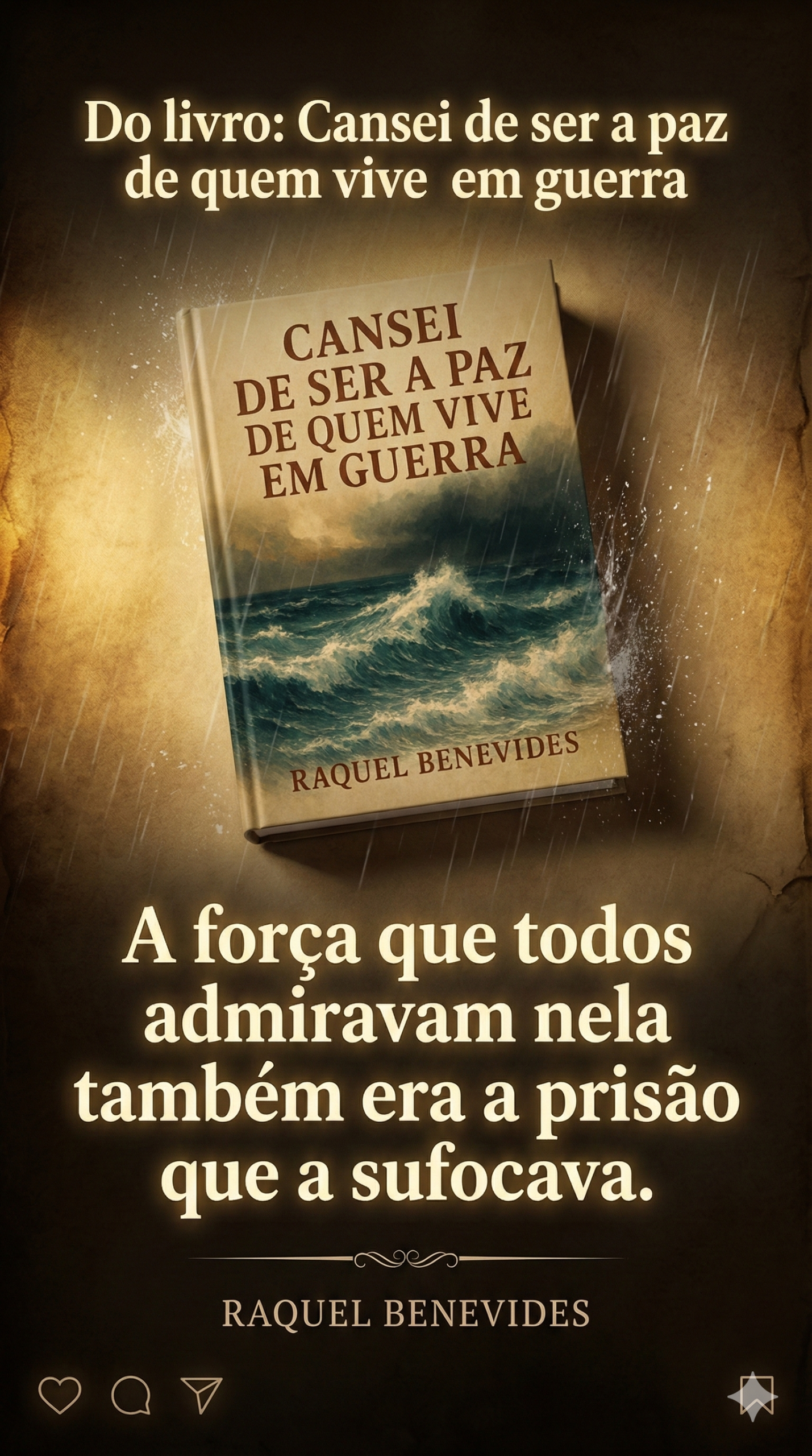 Livro Cansei de Ser a Paz de Quem Vive em Guerra